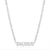 Simple Style Letter Stainless Steel Gold Plated Necklace