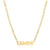 Simple Style Letter Stainless Steel Gold Plated Necklace