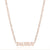 Simple Style Letter Stainless Steel Gold Plated Necklace