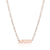 Simple Style Letter Stainless Steel Gold Plated Necklace