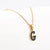 Simple Style Letter Stainless Steel Pendant Necklace Gold Plated Stainless Steel Necklaces