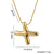 Simple Style Letter Stainless Steel Plating 18k Gold Plated Necklace