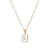 Simple Style Letter Stainless Steel Plating Gold Plated Necklace