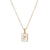 Simple Style Letter Stainless Steel Plating Gold Plated Necklace