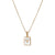 Simple Style Letter Stainless Steel Plating Gold Plated Necklace