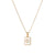 Simple Style Letter Stainless Steel Plating Gold Plated Necklace