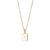 Simple Style Letter Stainless Steel Plating Gold Plated Necklace