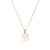 Simple Style Letter Stainless Steel Plating Gold Plated Necklace