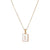 Simple Style Letter Stainless Steel Plating Gold Plated Necklace