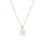 Simple Style Letter Stainless Steel Plating Gold Plated Necklace