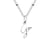 Simple Style Letter Stainless Steel Plating Gold Plated Pendant Necklace