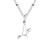 Simple Style Letter Stainless Steel Plating Gold Plated Pendant Necklace