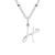 Simple Style Letter Stainless Steel Plating Gold Plated Pendant Necklace