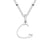 Simple Style Letter Stainless Steel Plating Gold Plated Pendant Necklace