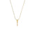 Simple Style Letter Stainless Steel Plating Inlaid Pearls Pearl Gold Plated Necklace