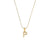 Simple Style Letter Stainless Steel Plating Inlaid Pearls Pearl Gold Plated Necklace