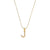 Simple Style Letter Stainless Steel Plating Inlaid Pearls Pearl Gold Plated Necklace