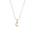 Simple Style Letter Stainless Steel Plating Inlaid Pearls Pearl Gold Plated Necklace