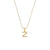 Simple Style Letter Stainless Steel Plating Inlaid Pearls Pearl Gold Plated Necklace