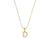 Simple Style Letter Stainless Steel Plating Inlaid Pearls Pearl Gold Plated Necklace