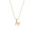 Simple Style Letter Stainless Steel Plating Inlaid Pearls Pearl Gold Plated Necklace