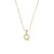 Simple Style Letter Stainless Steel Plating Inlaid Pearls Pearl Gold Plated Necklace