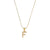 Simple Style Letter Stainless Steel Plating Inlaid Pearls Pearl Gold Plated Necklace