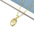 Simple Style Letter Stainless Steel Plating Inlay Zircon Pendant Necklace