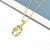 Simple Style Letter Stainless Steel Plating Inlay Zircon Pendant Necklace