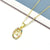 Simple Style Letter Stainless Steel Plating Inlay Zircon Pendant Necklace