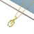 Simple Style Letter Stainless Steel Plating Inlay Zircon Pendant Necklace