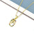 Simple Style Letter Stainless Steel Plating Inlay Zircon Pendant Necklace