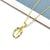 Simple Style Letter Stainless Steel Plating Inlay Zircon Pendant Necklace