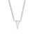 Simple Style Letter Stainless Steel Plating Pendant Necklace