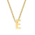 Simple Style Letter Stainless Steel Plating Pendant Necklace