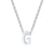 Simple Style Letter Stainless Steel Plating Pendant Necklace