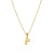 Simple Style Letter Stainless Steel Plating Pendant Necklace