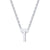 Simple Style Letter Stainless Steel Plating Pendant Necklace