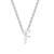 Simple Style Letter Stainless Steel Plating Pendant Necklace