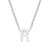 Simple Style Letter Stainless Steel Plating Pendant Necklace