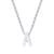 Simple Style Letter Stainless Steel Plating Pendant Necklace