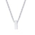 Simple Style Letter Stainless Steel Plating Pendant Necklace