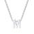 Simple Style Letter Stainless Steel Plating Pendant Necklace