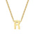 Simple Style Letter Stainless Steel Plating Pendant Necklace