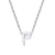 Simple Style Letter Stainless Steel Plating Pendant Necklace