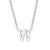 Simple Style Letter Stainless Steel Plating Pendant Necklace