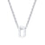 Simple Style Letter Stainless Steel Plating Pendant Necklace