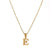 Simple Style Letter Stainless Steel Plating Pendant Necklace