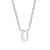 Simple Style Letter Stainless Steel Plating Pendant Necklace