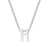 Simple Style Letter Stainless Steel Plating Pendant Necklace